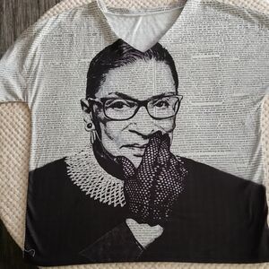 Graphic Print V-Neck T-Shirt